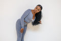 Stone Wash Denim-Inspired Set