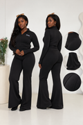 Sculpt Flare Pants – Classic Black
