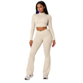 Luxe Contour Zip-Up Flare Set