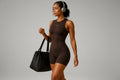 Sculpt Open-Back  sleeveless Romper